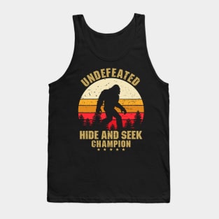 Vintage Undefeated Hide And Seek Champion Shirt Bigfoot 2 Tank Top